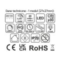DL- Matryca Led 480mm x 240mm 24V Ciepła 3k / Neutralna 4K