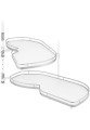 PEKA (05.7077.KPL/S) Silver LE MANS II 600 Prawy