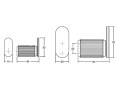 VIEFE Wieszak BROOKLYN 15x35mm rysunek