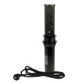 Tower-box wysuwane gniazdo meblowe z ładowarką indukcyjną 15W 2 x schuko usb-a usb-c
