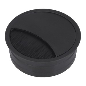 SISO-Przepust fi60 alu/szczotka czarny