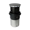 DL- gniazdo LUMIBOX 3x230V Schuko + USB A/C + indukcja Czarne