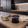 DL- gniazdo LUMIBOX 3x230V Schuko + USB A/C + indukcja Czarne