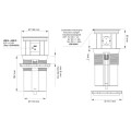DL- gniazdo LUMIBOX 3x230V Schuko + USB A/C + indukcja Czarne