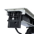 DL- gniazdo FLIXBOX stal drapana 3x230V Schuko + USB A/C