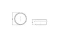 VIEFE Stoper LUV WOOD 8018 rysunek
