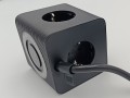 BACHMANN GROOVE Listwa zasilająca 3x230V Schuko +USB-C czarna