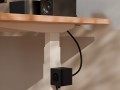 BACHMANN GROOVE Listwa zasilająca 3x230V UTE +USB-C czarna