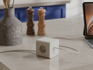 BACHMANN GROOVE Listwa zasilająca 3x230V Schuko +USB-C biała