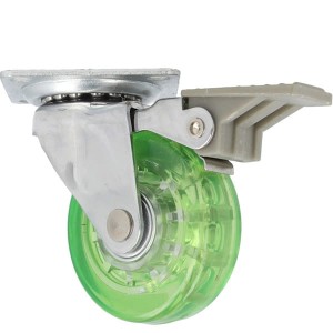 SISO-Rolka GREEN fi50 z hamulcem stal + kauczuk