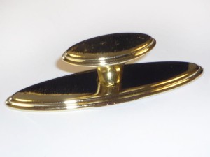 GAMET Gałka metalowa (GG 0903) + szyld (SD 0903)