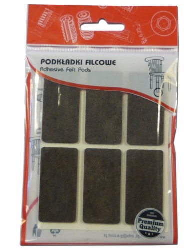 GS-BL Filc samoprzylepny 25 x 50 (6szt) BRĄZ