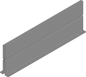 BLUM-TBX ANT/INT ścianka dział. L550 szara Z46L520