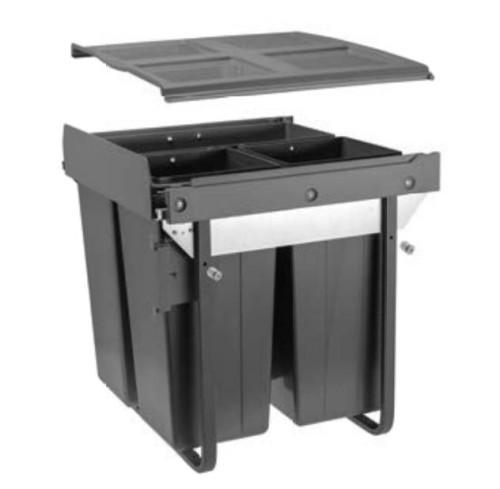 GTV-Kosz na śmieci z moc-60 (PB-45-MF342X17 Antracyt)