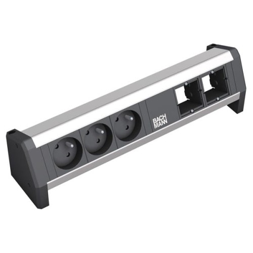 BACHMANN DESK 1 listwa zasilająca 3x230V + 2x wolne