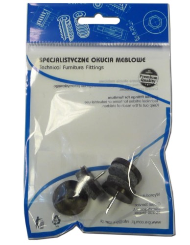 GS-BL Podkł.filc.na gwóźdź fi24 (4szt) BRĄZ