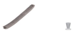 Szczotka 4,8x8 kurzowa (bez kleju).