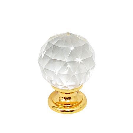 ARTE gałka 35mm kryształ+złoto 9991.100