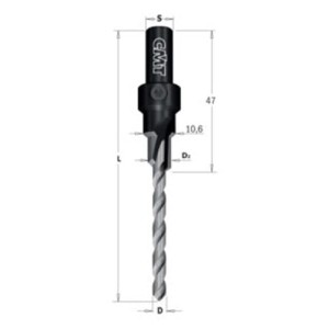 CMT-Wiertło do konfirm. 7,0x50mm HS RH