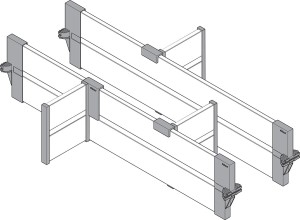 BLUM-TBX INT ORGA-LINE  ZFL.50BUI6  INOX