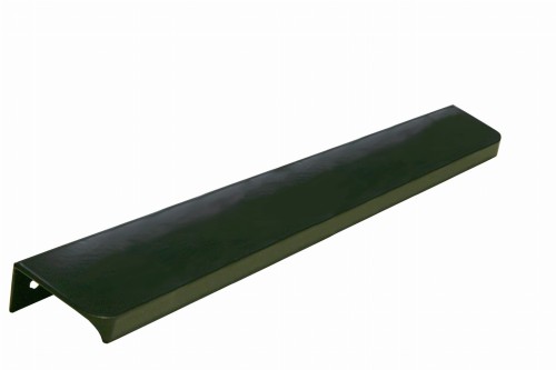 Uchwyt krawędziowy, ZAOBLONY Czarny półmat (UD-06) L-340