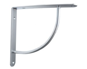 GTV-Podpórka do półki ze wzmocnieniem łukowym alu.