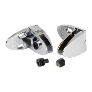 SISO-BADGE zawias góra+dół Chrom