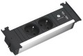 BACHMANN KAPSA listwa zasilająca 2x230V + 1xUSB(A+A) ładowarka