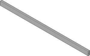 BLUM-TBX ANT/INT reling poprzeczny SZARY (ZRG.1046Z)