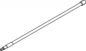 BLUM-Reling podłuż.SZARY L-550 ZRG.496V tandembox